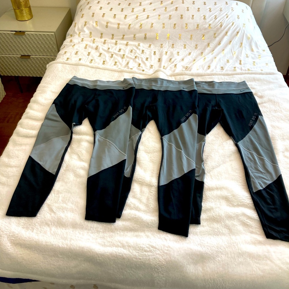 Nike Dri-Fit pattern leggings - 3 pairs